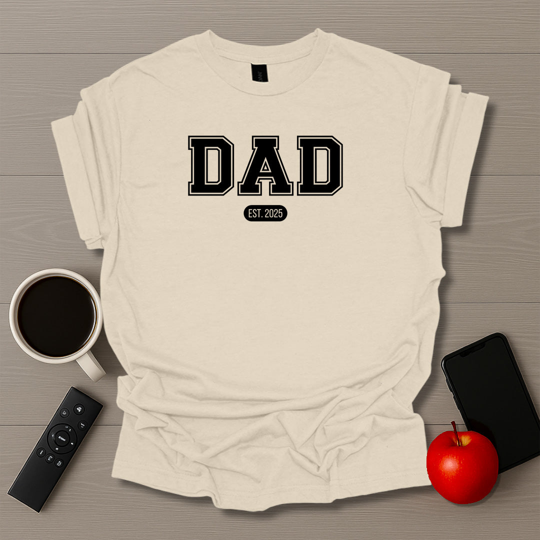 Dad Varsity Est. 2025 T-Shirt