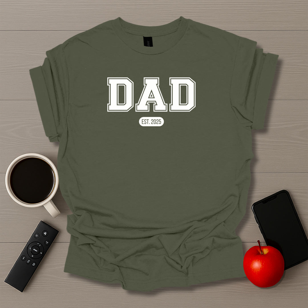 Dad Varsity Est. 2025 T-Shirt