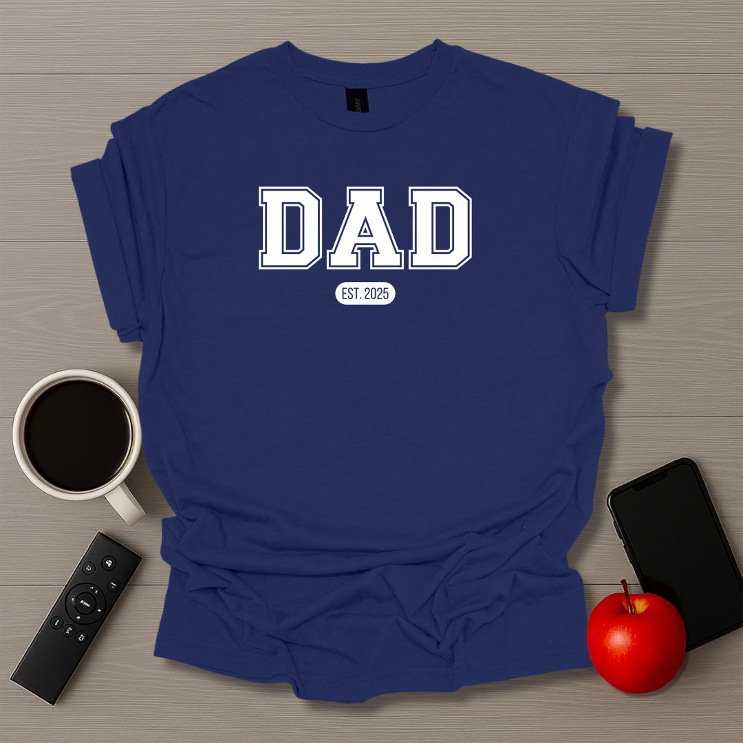 Dad Varsity Est. 2025 T-Shirt