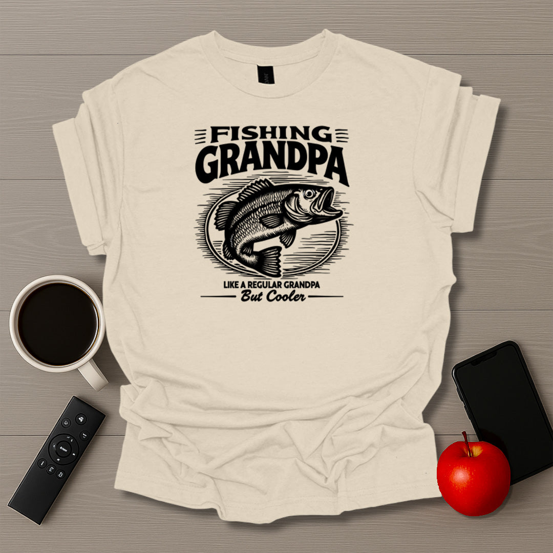 Cooler Grandpa Fishing T-Shirt