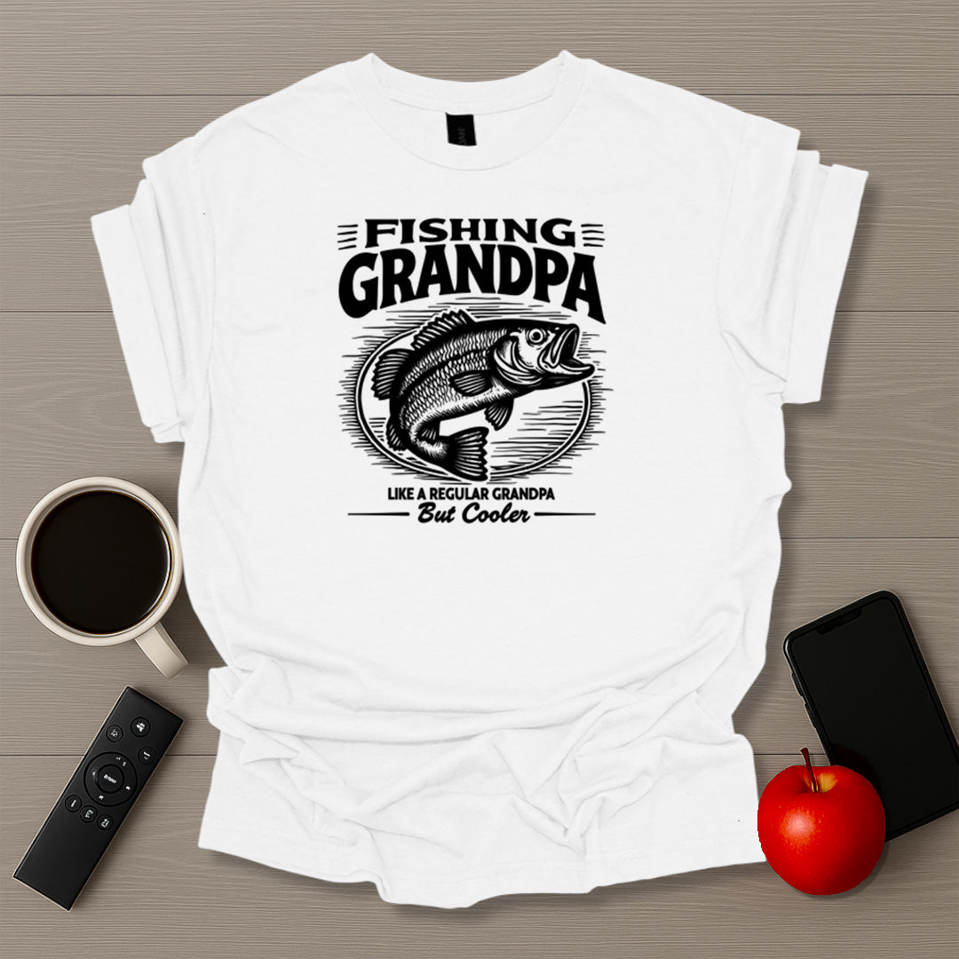 Cooler Grandpa Fishing T-Shirt
