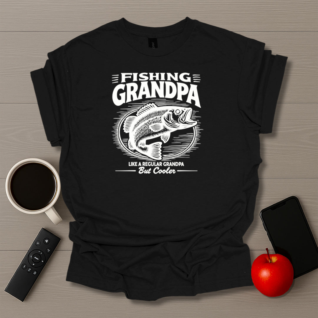Cooler Grandpa Fishing T-Shirt