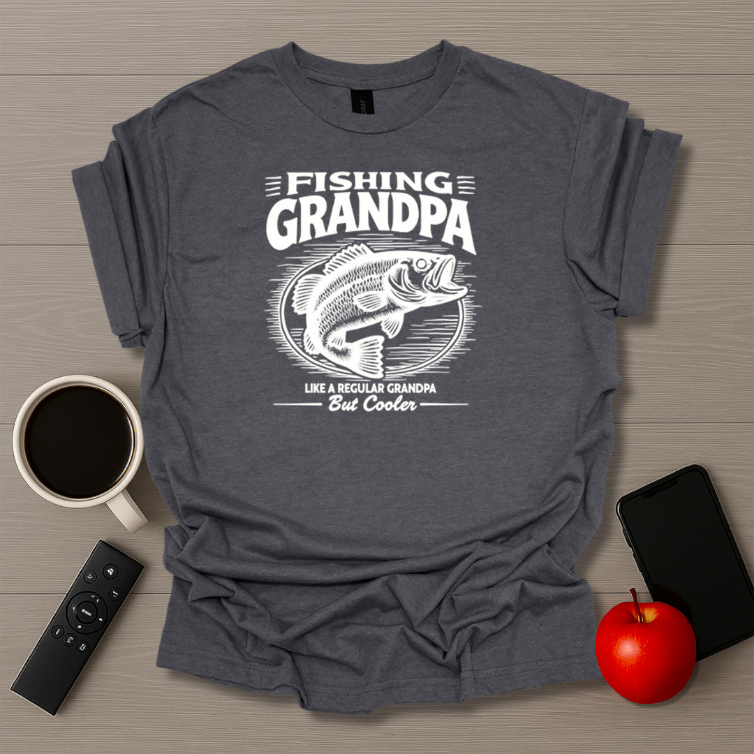 Cooler Grandpa Fishing T-Shirt