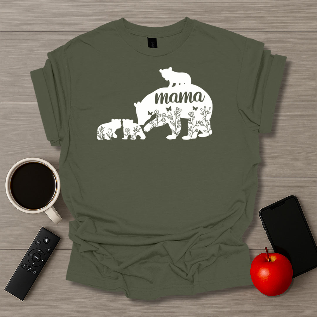 Mama Bear with Cubs T-Shirt