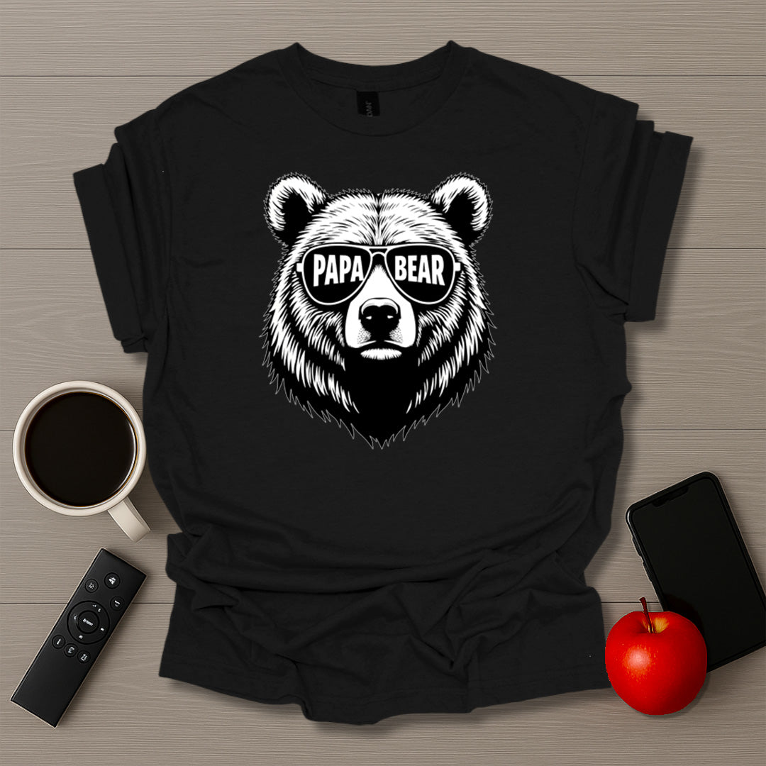 Papa Bear Glasses T-Shirt