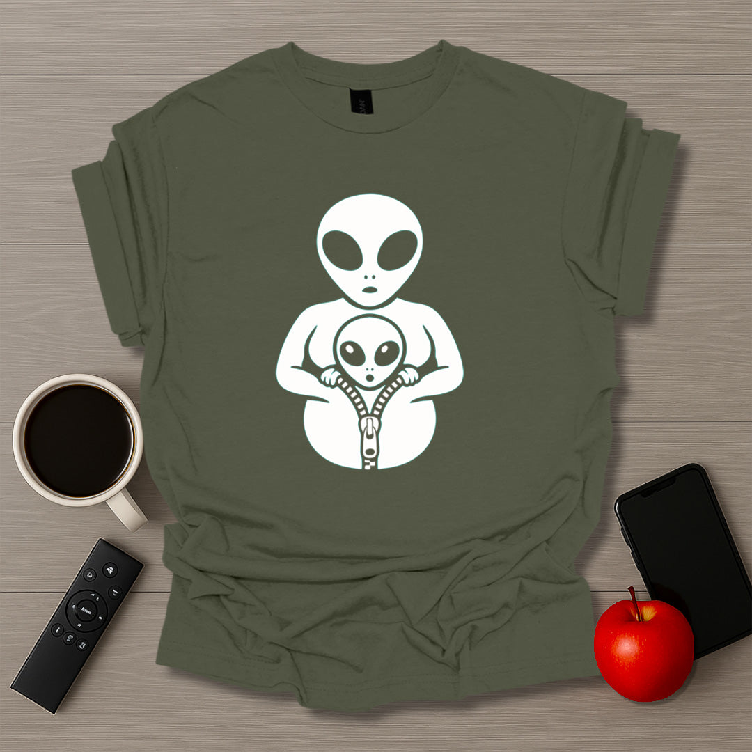 Alien Mom & Baby T-Shirt