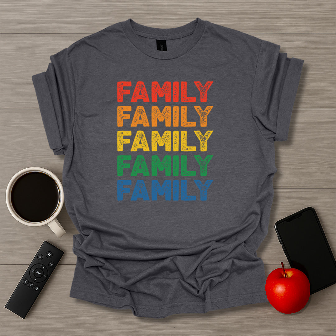 Family Rainbow T-Shirt