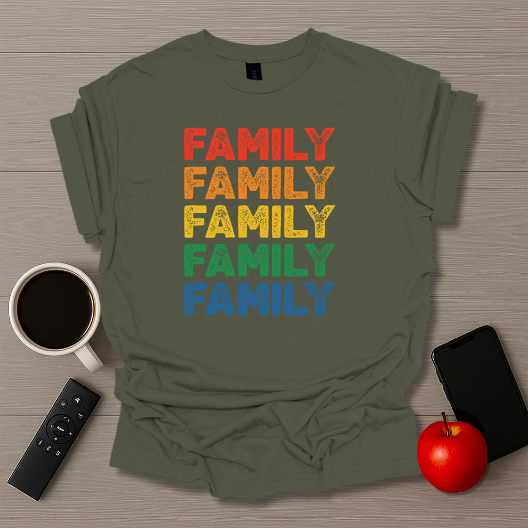 Family Rainbow T-Shirt